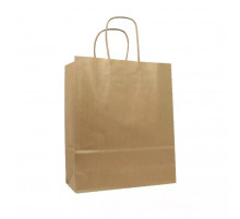 Пакет бумажный с круч. ручками 450*350*150 крафт (кор200шт)