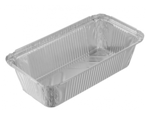 Контейнер алюминиевый с крышкой 217(204)x113(100) h53 865мл купить в Новосибирске в Упакофф