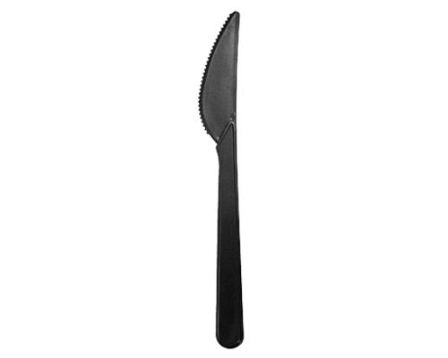 Нож столовый 160мм черный 200шт (уп 4000) купить в Новосибирске в Упакофф
