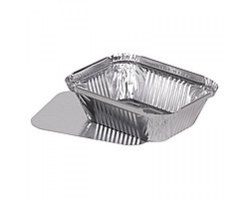 Контейнер алюминиевый с крышкой 262x189 h55 1900 мл купить в Новосибирске в Упакофф