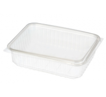 Контейнер прям 750мл ДНО + КРЫШКА 186*132*44 (100/1000) CLP