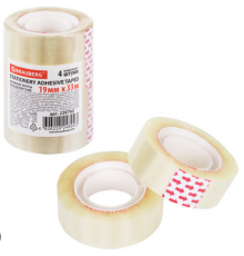 Скотч канцелярский 19х33м Brauberg