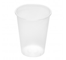 Стакан 375/410мл BUBBLE CUP D-90мм прозрачный матовый (25шт/500уп)