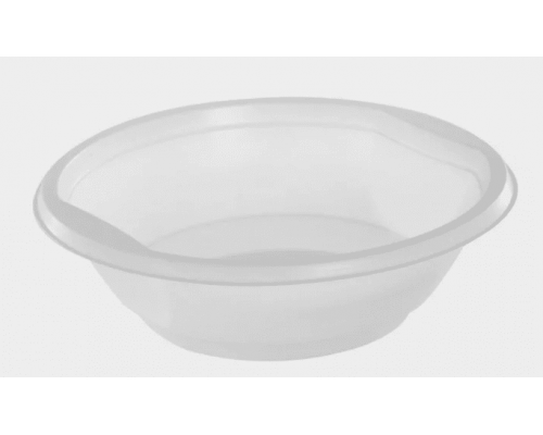Миска пластиковая 600мл d-170 прозрачная Полимерпласт (50/1600) купить в Новосибирске в Упакофф