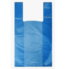 Майка ПНД 42+20*64 20мкм НУЛЕВКА синий 50шт (уп 500)