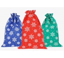 Текстильный подарочный мешочек 30*20 НОВЫЙ ГОД НГ в ассортименте