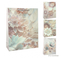 Пакет подарочный бумажный 31*42*12 Микс рисунок в ассортименте
