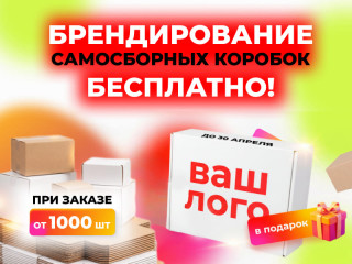 Бесплатное брендирование коробок для вашего бизнеса