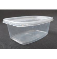 Контейнер У-Ю прям 500мл ДНО + КРЫШКА 138*102*56
