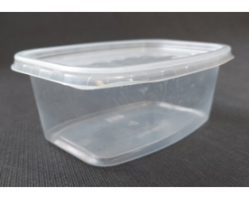 Контейнер У-Ю прям 500мл ДНО + КРЫШКА 138*102*56