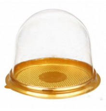 Контейнер для пирожного ПР-Т-85 дно+крышка купольная