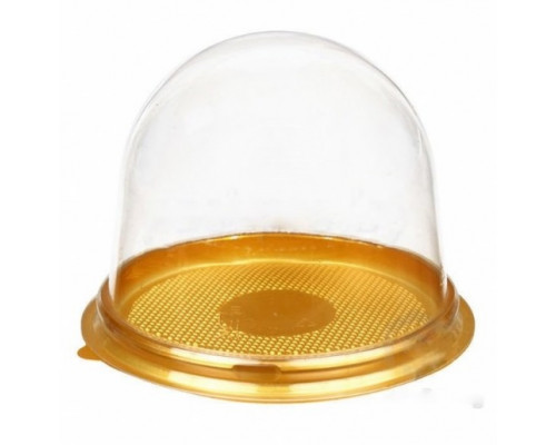 Контейнер для пирожного ПР-Т-85 дно+крышка купольная