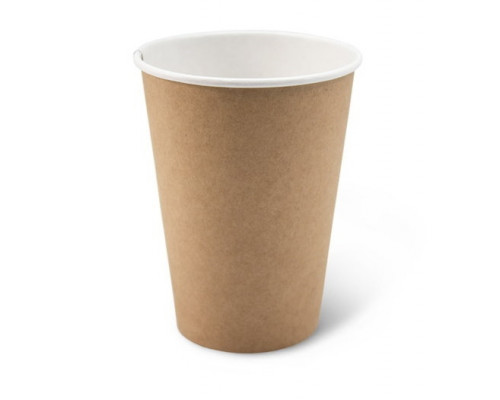Стакан бумажный 350мл D90 280гр/м2 крафт (уп1000шт)