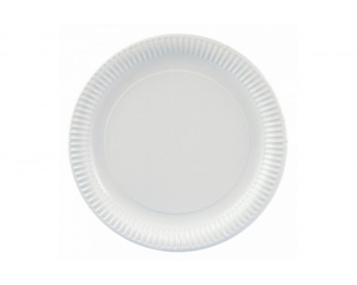 Тарелка картонная 170мм белая (уп100/1000)