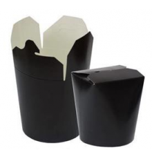 Контейнер под лапшу 500мл черный (уп35)