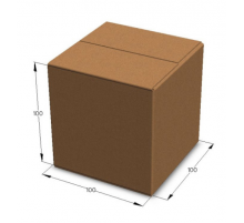 Коробка картонная 100*100*100 Т22