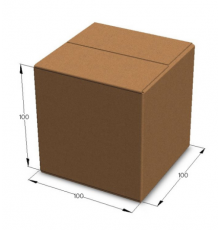 Коробка картонная 100*100*100 Т22