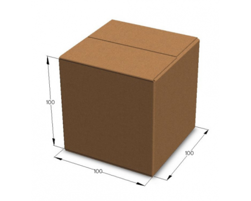 Коробка картонная 100*100*100 Т22