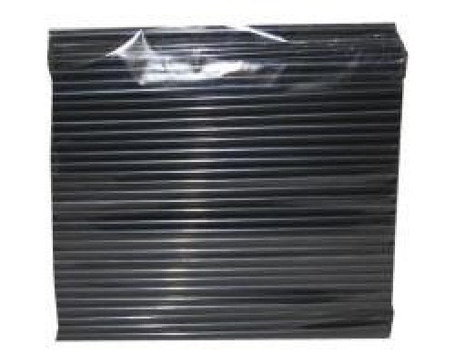 Трубочки для коктейля 250шт L-240 d-8 прямые черные