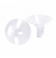 Зажим для шарика универсальный белый (уп100)