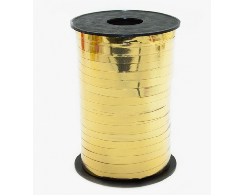 Лента декоративная 0,5см 250м металл Золото МУЛЬТИПАК