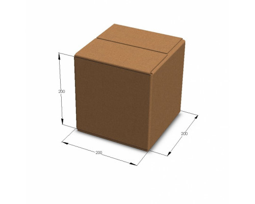 Коробка картонная 200*200*200 Т22С