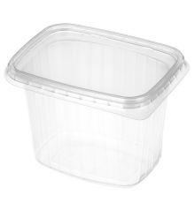 Контейнер прям 350мл ДНО + КРЫШКА 108*82*69 (100/1000) CLP