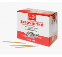 Зубочистки 500шт в индивидуальной упаковке ментол