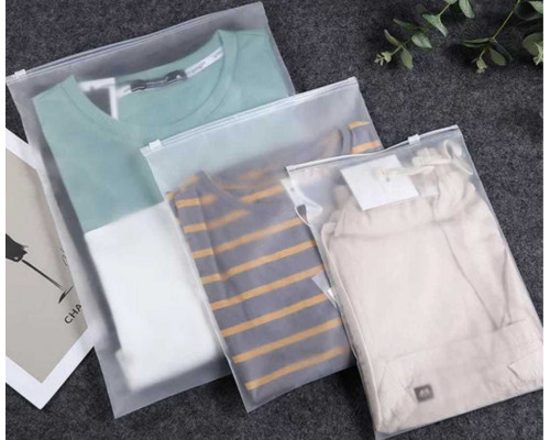 Пакеты матовые 400*500 60/70мкм с слайд защелкой (бегунком)