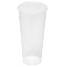 Стакан 610/655мл BUBBLE CUP прозрачный матовый (25шт/20уп)