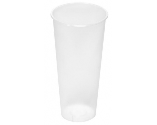 Стакан 610/655мл BUBBLE CUP прозрачный матовый (25шт/20уп)