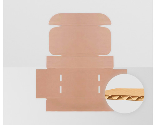 Коробка картонная самосборная 200*200*70мм СП ЧЛБ УФА НСК