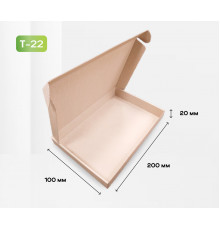 Коробка картонная самосборная 200*100*20мм СП УФА НСК ЧЛБ