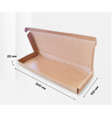 Коробка картонная самосборная 260*100*20мм СП УФА НСК