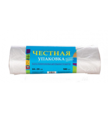 Мешок ПНД 24*35*8мк Честная упаковка 500шт рулон