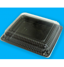 Контейнер для суши ДНО + КРЫШКА РП-211 162*133*30,5 черный (уп600)