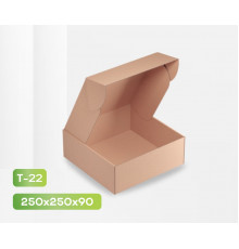 Коробка картонная самосборная 250*250*90мм СП НСК