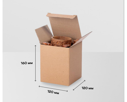 Коробка картонная самосборная 120*120*160мм СП НСК