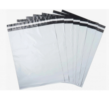 Пакет курьерский белый 120*240+50мм 50мкм без кармана (уп500шт)