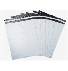 Пакет курьерский белый 120*240+50мм 50мкм без кармана (уп500шт)