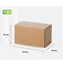 Коробка картонная самосборная 135*80*80мм СП НСК