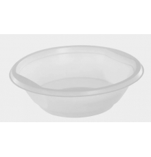 Миска пластиковая 600мл d-170 прозрачная Полимерпласт (50/1600)