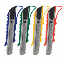 Нож канцелярский 18мм STAFF Profit металлические направляющие автофиксатор