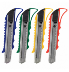 Нож канцелярский 18мм STAFF Profit металлические направляющие автофиксатор