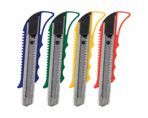 Нож канцелярский 18мм STAFF Profit металлические направляющие автофиксатор