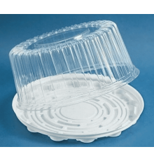 Контейнер для торта ПР-Т-218 Дно+Крышка круглая 1000мл