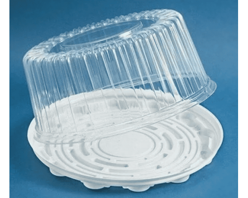 Контейнер для торта ПР-Т-218 Дно+Крышка круглая 1000мл