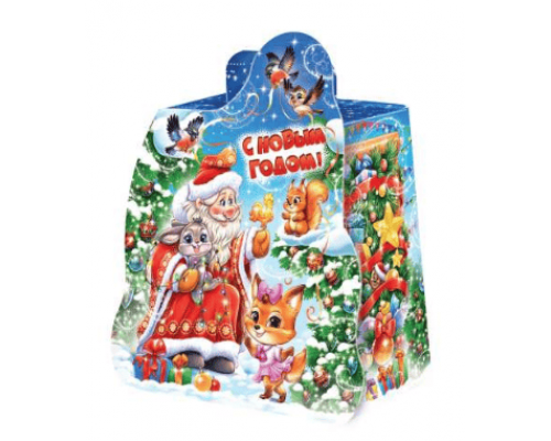 Коробка НГ Новогодний лес 800гр