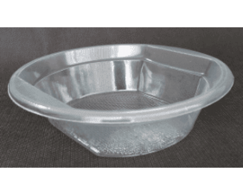 Миска пластиковая 450мл прозрачная (100/1600)