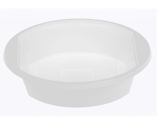 Миска пластиковая 500мл Чайковский D-170 белая суповая (уп50/2400)